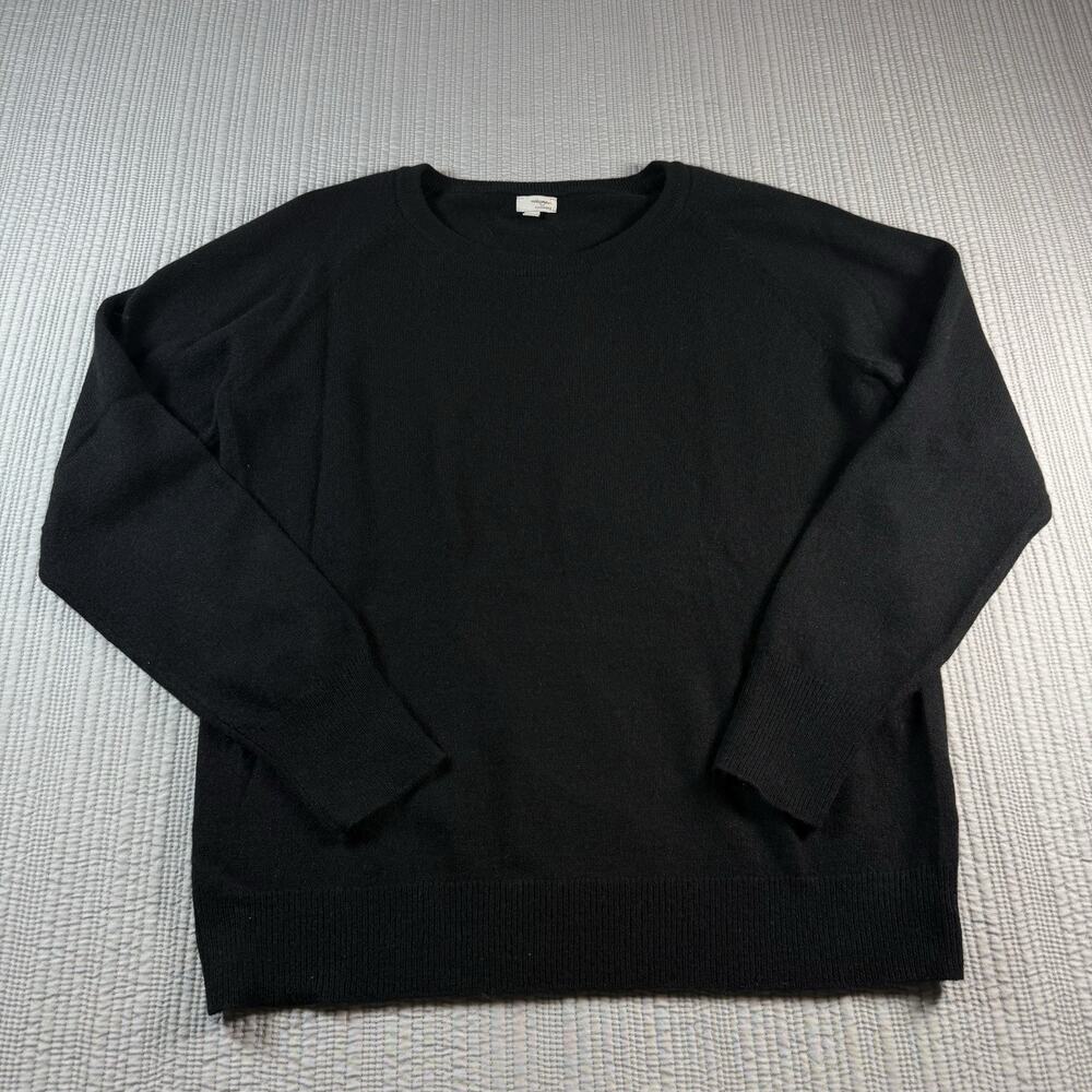 Halogen 100% Cashmere Sweater Women’s XL Capsule Wardrobe Quiet Luxury Timeless